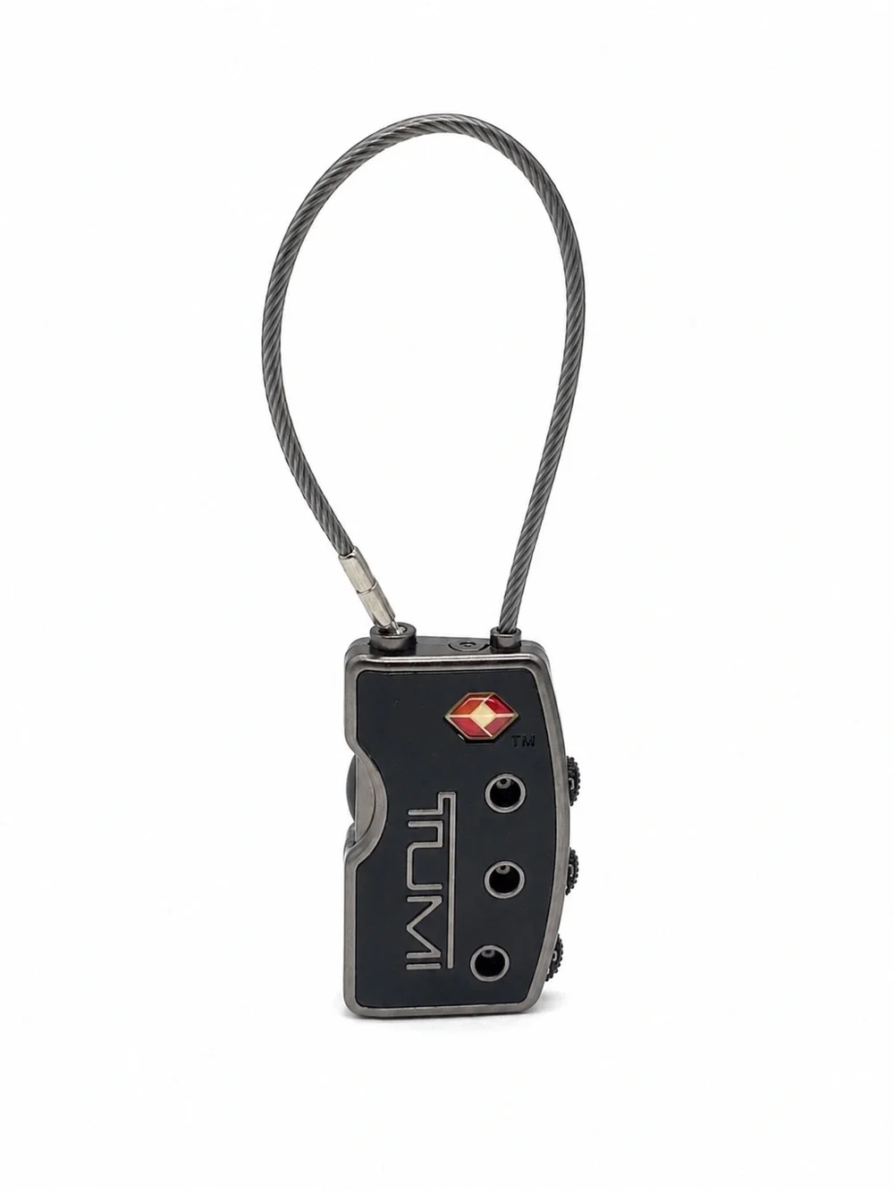 TUMI TSA Approved 3-Digit Combination Luggage Lock Resettable Cable Lock